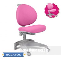 Детское эргономичное кресло FunDesk Cielo Grey - розовый